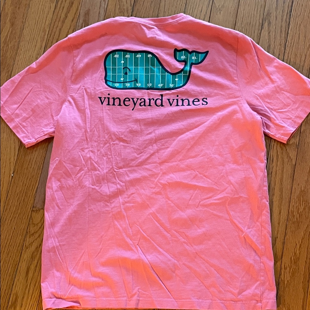 Vineyard Vines large Coral Pink Short-Sleeve Pocket Tee